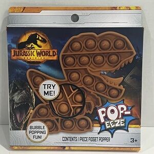 Jurassic World Dinosaur Fidget Popper Toy - Brown
